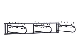 Вешалка настенная 18 крючков м\к черный