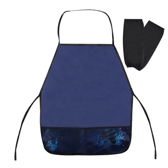 Фартук для труда Кокс с нарукавниками "Джойстик", 49*39см, темно-синий, 240180