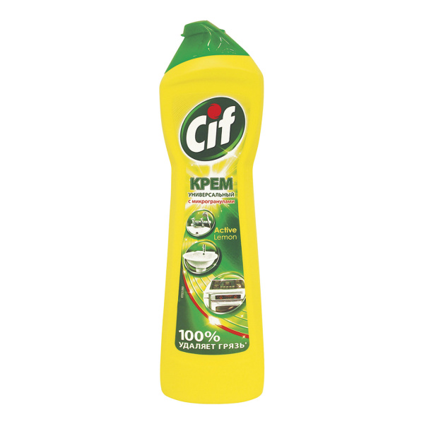 Чистящее средство универсальное CIF (Сиф) 230мл, "Лимон", крем