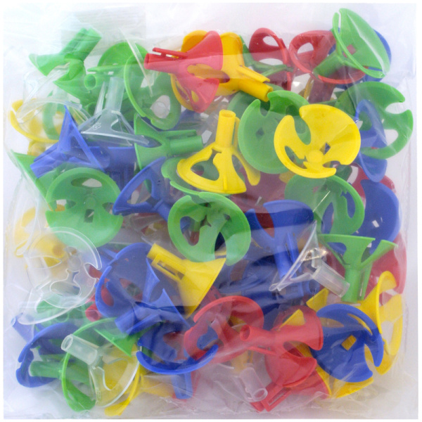 Зажимы для воздушных шаров,шт., ПатиБум, ассорти