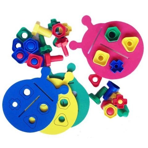 Конструктор «Гайки и болтики. Набор с блоками»