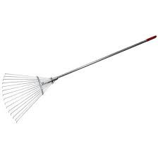 Веерные раздвижные грабли Park HG1191 прутковые 15-зуб.с чер