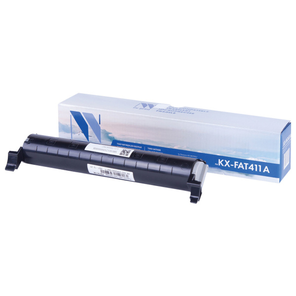 Тонер-картридж PANASONIC (KX-FAT411A) KX-MB1900/2000/2020/2030, рес. 2000 стр. NV PRINT СОВМЕСТИМЫЙ