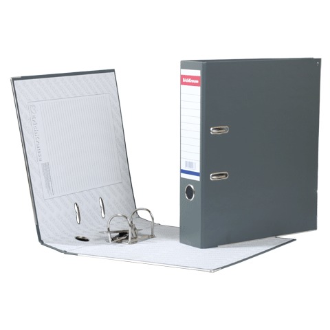 Папка-регистратор ERICH KRAUSE "Стандарт", с покрытием из ПВХ, 70мм, серая, EK-286 Папка-регистратор ERICH KRAUSE "Стандарт", с покрытием из ПВХ, 70мм, серая, EK-286