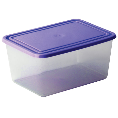 Контейнер 4 л, с крышкой, герметичный, универсальный, хранение и СВЧ, 12х19х25 см, IDEA, М 1455 
