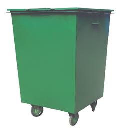 Контейнер для мусора 0,75 куб. м, с крышкой, с колесиками