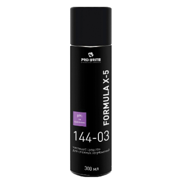 Средство для удаления следов скотча, этикеток, жевательной резинки 300 мл, PRO-BRITE FORMULA X-5, аэ