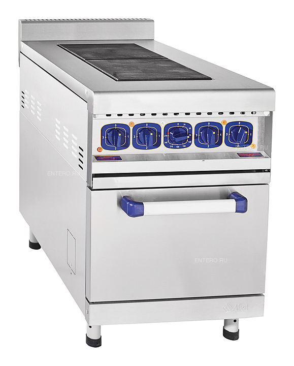 Плита электрическая 2-х конфорочная с жарочным шкафом ЭП-2ЖШ (лицо нерж) (550x850(895)x860мм, 8,8кВт