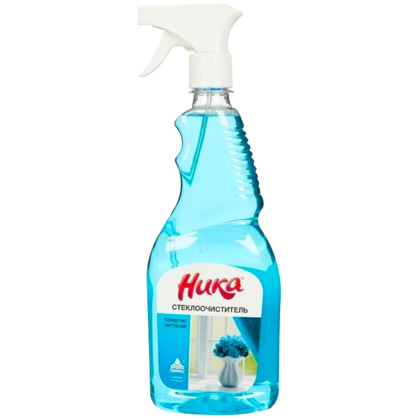 Средство для мытья стекол и зеркал НИКА-СТЕКЛООЧИСТИТЕЛЬ 750мл, распылитель