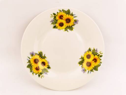 Тарелка десертная 18см  Подсолнух