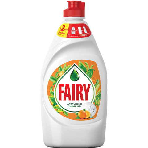 Средство для мытья посуды Fairy 450мл "Апельсин и лимонник"