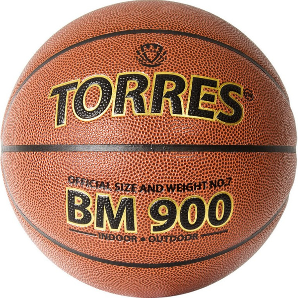 Мяч баскетбольный TORRES BM900, р.7, синт. кожа (полиуретан)
