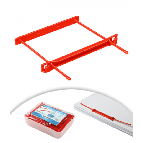 Механизмы для скоросшивания СТАММ, полипропиленовые, 25шт., красные Механизмы для скоросшивания СТАММ, полипропиленовые, 25шт., красные