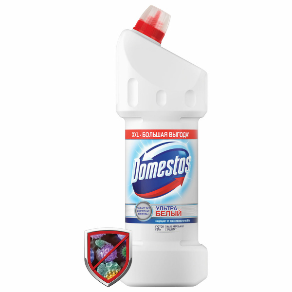Чистящее средство DOMESTOS (Доместос) 1,5л "Эксперт сила 7", "Ультра Белый", 67683236