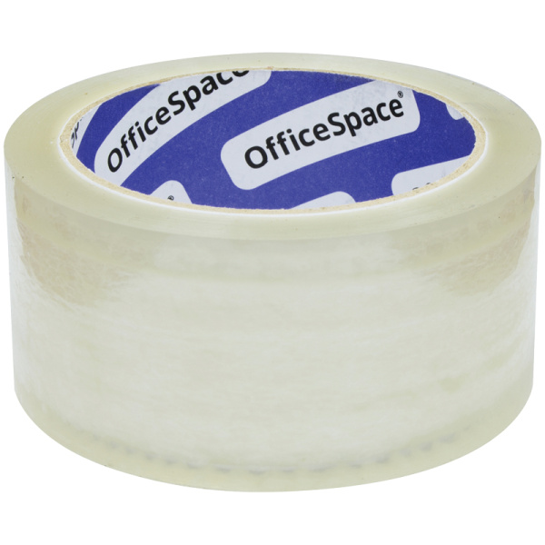 Клейкая лента 48мм*66м OfficeSpace 47мкм, прозрачная