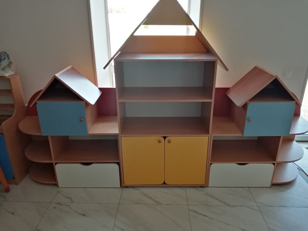 Стенка «Крепость». Размеры: 2800*420*1700мм