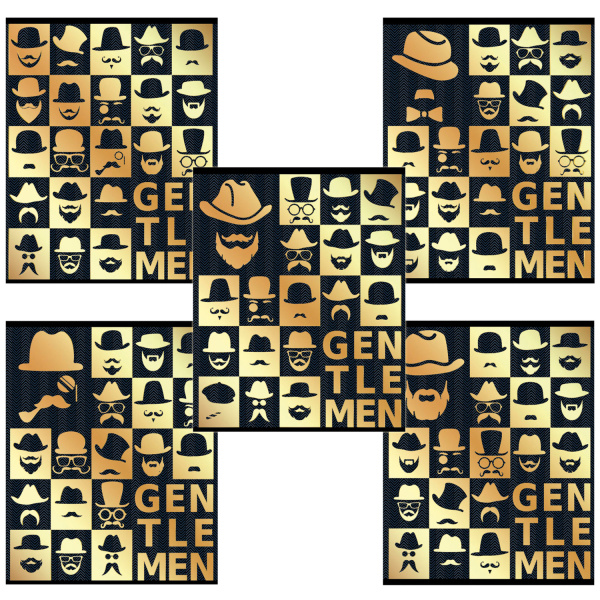 Тетрадь 48л. клетка BRAUBERG скоба, тиснение фольгой, ДЖЕНТЛЬМЕН