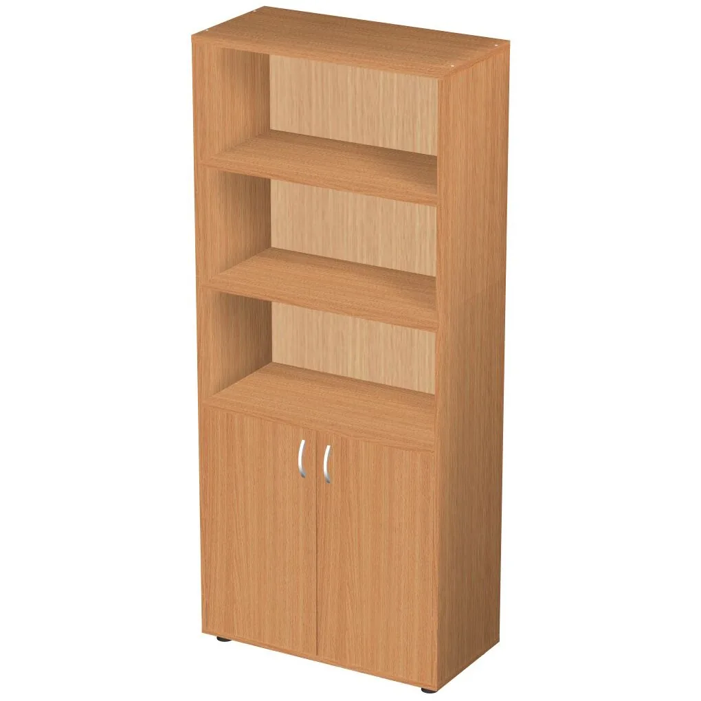 Шкаф широкий полуоткрытый, 854х445х2010мм, ольха, М305.2Ш Шкаф широкий полуоткрытый, 854х445х2010мм, ольха, М305.2Ш