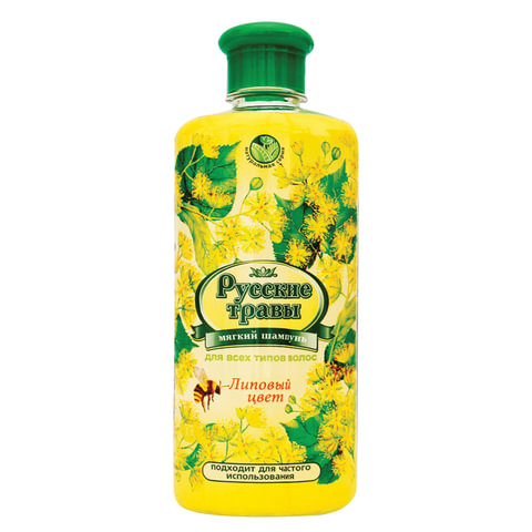 Шампунь 350мл РУССКИЕ ТРАВЫ "Липовый цвет", всех типов волос, ш/к 30473