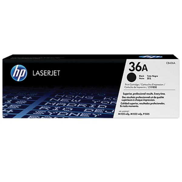 Картридж лазерный HP (CB436A) LaserJet P1505/M1120/M1522 №36А, ориг, ресурс 2000 стр