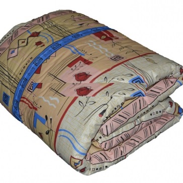 Одеяло 1,5 сп  холлофайбер/полиэстер,145*205, ткань полиэстер, наполнитель холлофайбер, кант