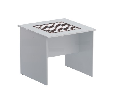 Стол шахматный корпусный, 800х800х705мм, серый 