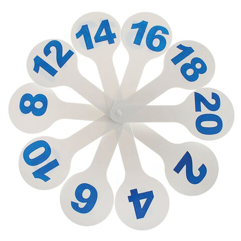 Веер (цифры до 20), Ц-01