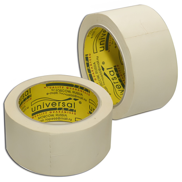 Клейкая лента малярная УНИВЕРСАЛ 48мм*25м, потребительская, 01649