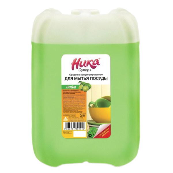 Средство для мытья посуды НИКА 5л "Супер плюс", концентрат