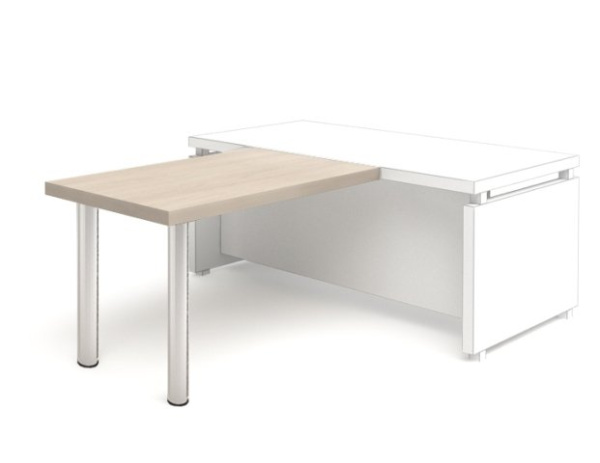 Брифинг приставка 1200х800х780 (М91+ОМ03*2) шамони светлый Модерн