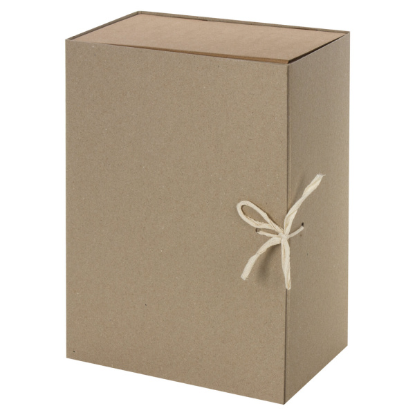 Короб архивный STAFF 150мм, переплетный картон, 2 завязки, до 1400 листов