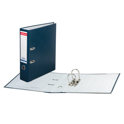 Папка-регистратор ERICH KRAUSE "Бизнес", с покрытием из ПВХ, 70 мм, синяя Папка-регистратор ERICH KRAUSE "Бизнес", с покрытием из ПВХ, 70 мм, синяя