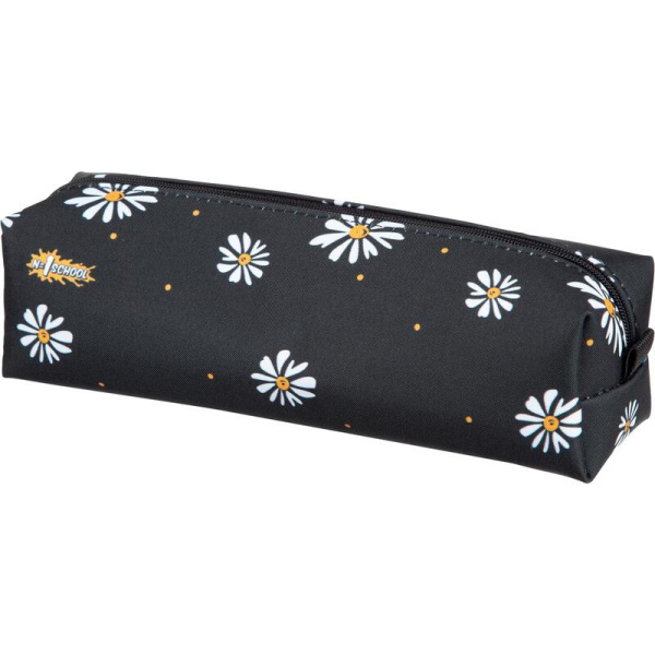 Пенал-косметичка "Ромашки" на молнии 20*3,5*5,5 см, в асс., арт.HJ11153