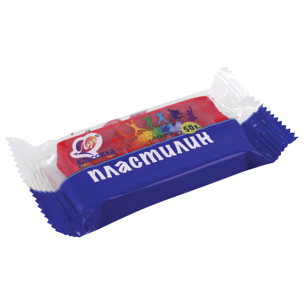 Пластилин классический ЛУЧ "Классика", 50 г, ассорти, 6 Пластилин классический ЛУЧ "Классика", 50 г, ассорти, 6