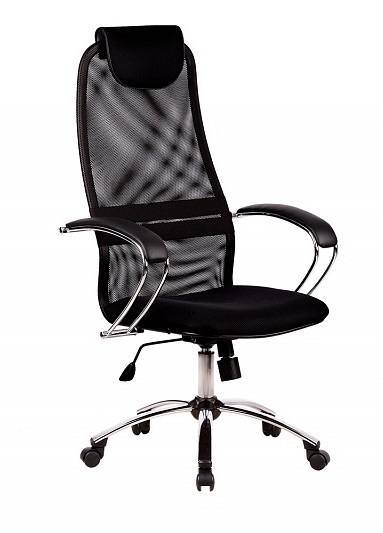 Кресло офисное МЕТТА BК-8 CH черный (№20)  (SU-B-8/подл.131/осн.003, 009)