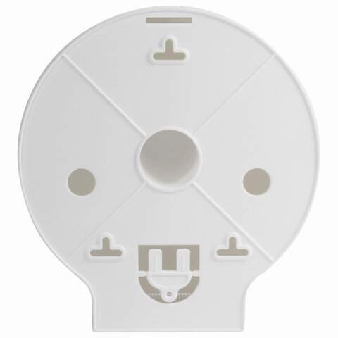 Диспенсер для туалетной бумаги LAIMA PROFESSIONAL ORIGINAL (Система T2), малый, белый, ABS-пластик, 