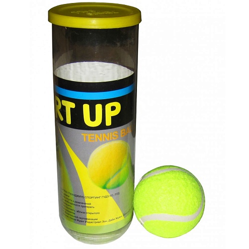 Мяч для большого тенниса (туба, 3шт.) START UP TB-GA02 (8206)