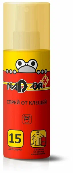 Средство от насекомых репеллентное 100 мл, спрей NADZOR (Надзор), ISU001N