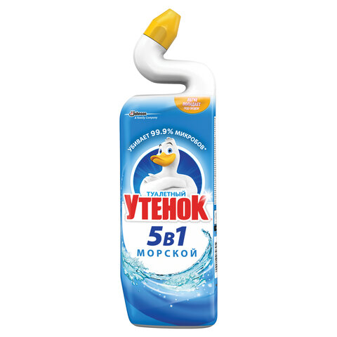 Средство для уборки туалета ТУАЛЕТНЫЙ УТЕНОК 900мл "Морской", 696893