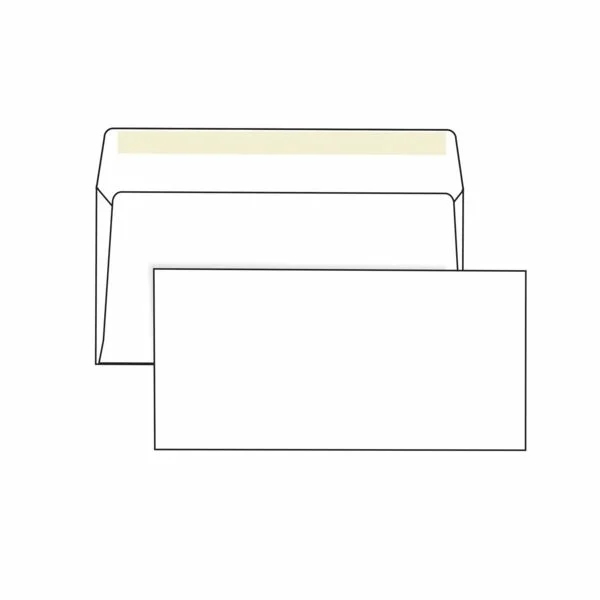 КОНВЕРТ Е65 белый, клей декстрин