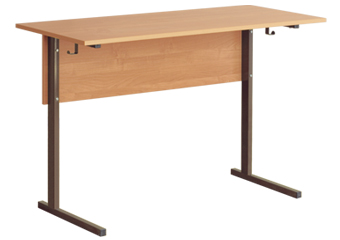 Стол ученический 2-местный 6гр. 1200*500*700 (закругленные углы м/к коричн, ольха), М110В Стол ученический 2-местный 6гр. 1200*500*700 (закругленные углы м/к коричн, ольха), М110В