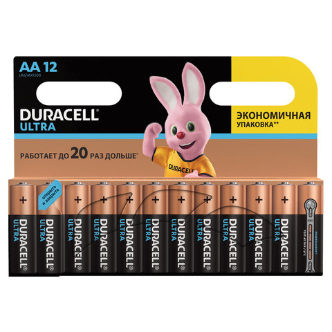 Батарейки DURACELL Ultra Power, AA LR6, Alkaline, в блистере, 1,5 В 