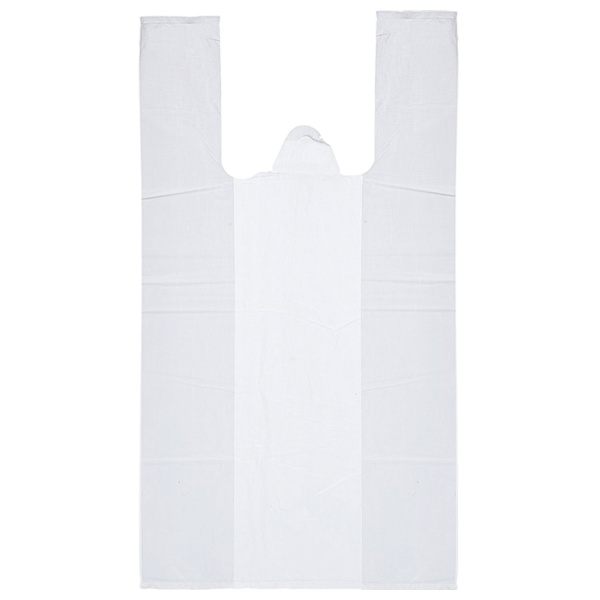 Пакеты "майка", КОМПЛЕКТ 100шт., ПНД 44+18х70см, 20мкм, 601811