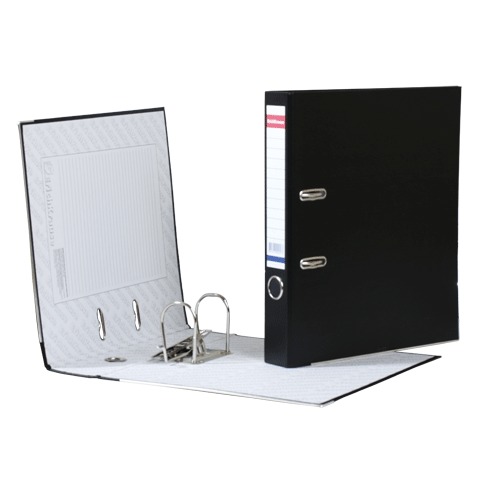 Папка-регистратор ERICH KRAUSE "Стандарт" с покрытием из ПВХ, 50мм, черная, 257 Папка-регистратор ERICH KRAUSE "Стандарт" с покрытием из ПВХ, 50мм, черная, 257