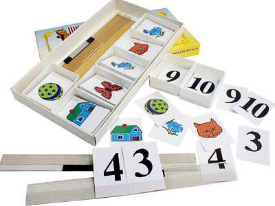 Счетная лесенка (ламинир.с магнит.креплением)