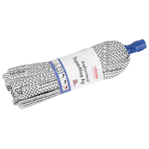 Насадка МОП ленточная для швабры, крепл еврорезьба, хлоп/полиэст/резина 33 см VILEDA АнтиБак 137908