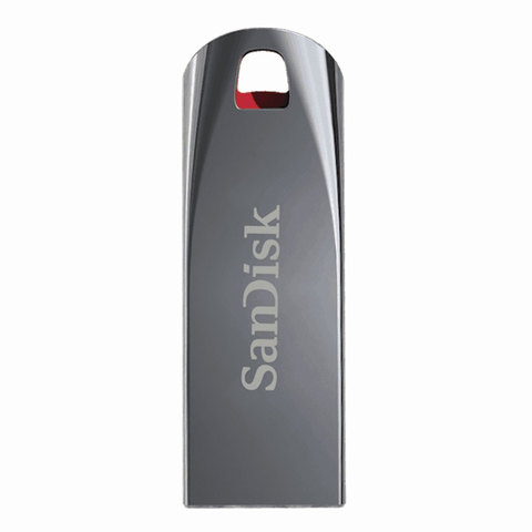 Флэш-диск 16 GB, SANDISK Cruzer Force, USB 2.0, серебристый, SDCZ71-016G-B35