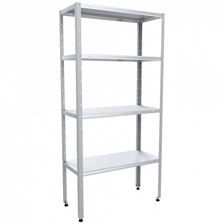 Стеллаж ЭКОНОМ-0,5 СКК-10/4С4Э-0,5 1000х400х1850(1870) мм (полки нерж. каркас оцинк.)