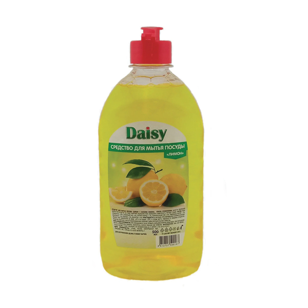 Средство для мытья посуды DAISY "Лимон", пуш-пул, 500 мл