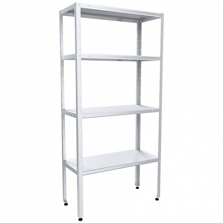 Стеллаж СТАНДАРТ СКН-9/4С4С 900х400х1850(1870) мм полностью из нерж. стали